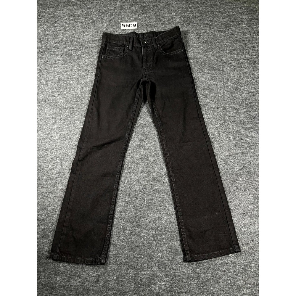 Cody James Jeans Womens 14 Black Denim Cotton Dark Wash Straight Leg‎ Casual